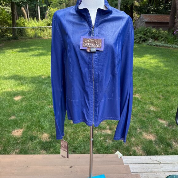 Overland Nicky Reversible Goatskin Suede Leather Jacket Sz Large NWT - Picture 5 of 13